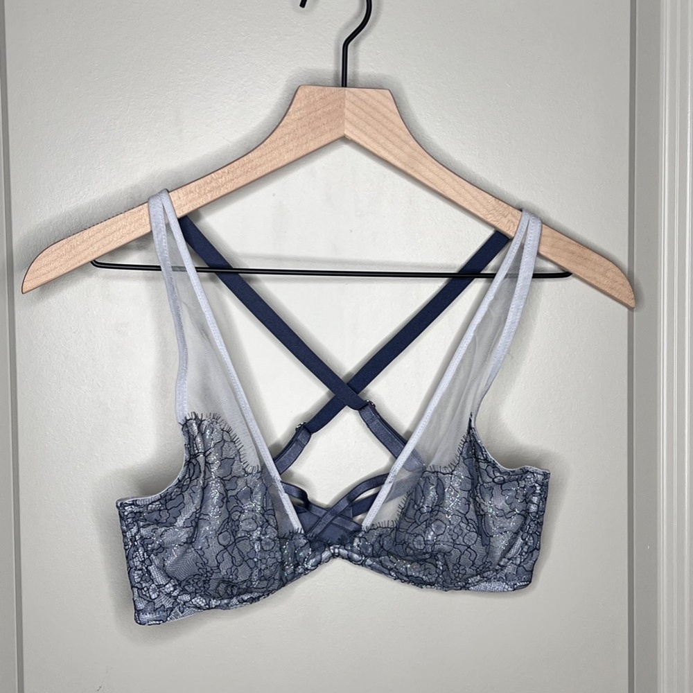 VS VERY SEXY UNLINED PLUNGE - 34D | GREY